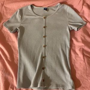Old Navy girls ribbed tee